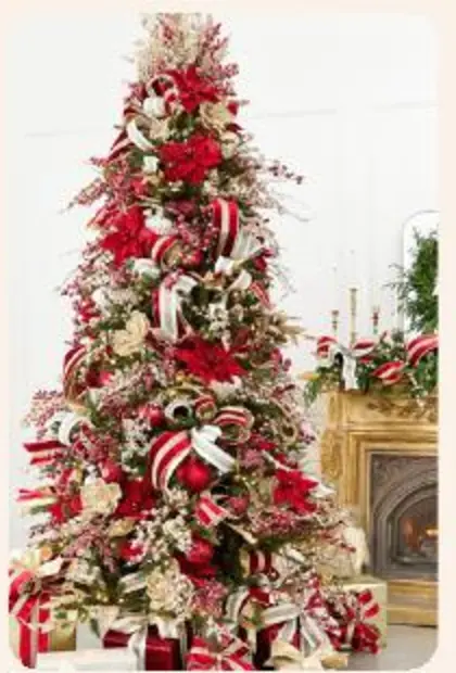 Luxe Christmas tree styling inspiration